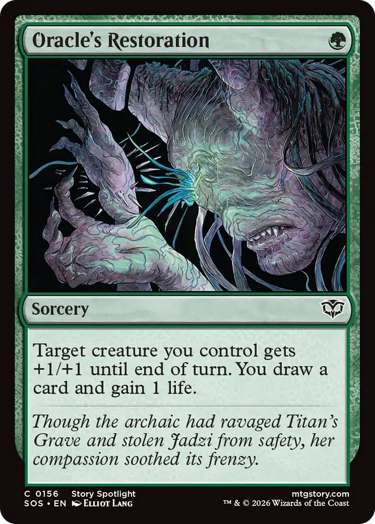 Oracle's Restoration [Secrets of Strixhaven] | Magic Magpie