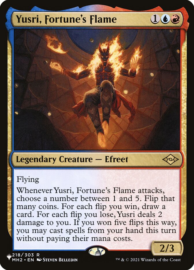 Yusri, Fortune's Flame [Secret Lair: Heads I Win, Tails You Lose] | Magic Magpie