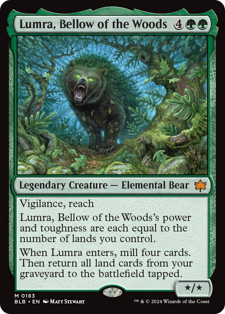 Lumra, Bellow of the Woods [Bloomburrow] | Magic Magpie