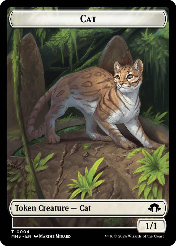 Phyrexian Germ // Cat Double-Sided Token [Modern Horizons 3 Tokens] | Magic Magpie