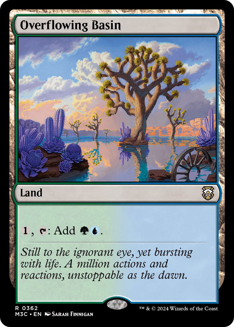 Overflowing Basin (Ripple Foil) [Modern Horizons 3 Commander] | Magic Magpie