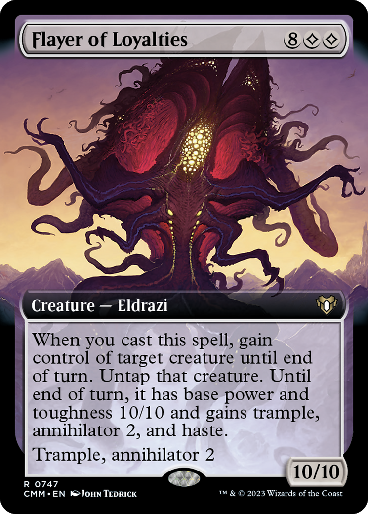 Flayer of Loyalties (Extended Art) [Commander Masters] | Magic Magpie