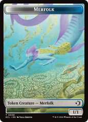 Shapeshifter // Merfolk Double-Sided Token [Lorwyn Eclipsed Tokens] | Magic Magpie