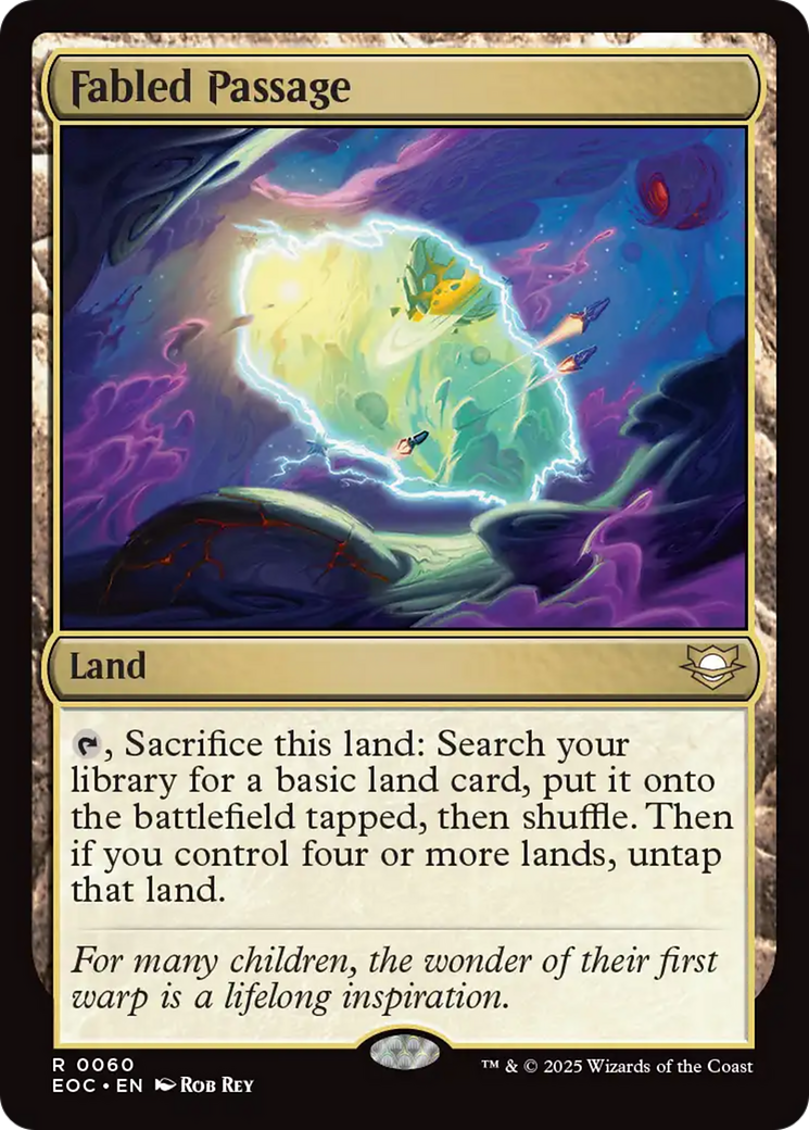 Fabled Passage [Edge of Eternities Commander] | Magic Magpie