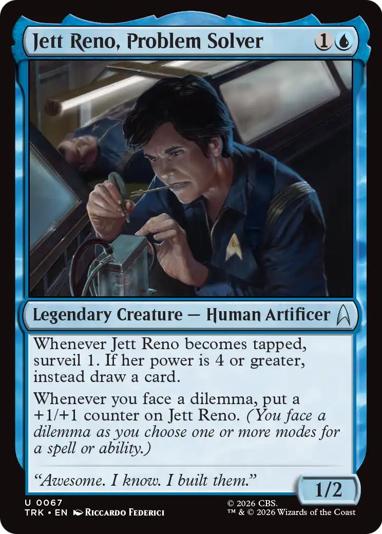 Jett Reno, Problem Solver [Star Trek] | Magic Magpie