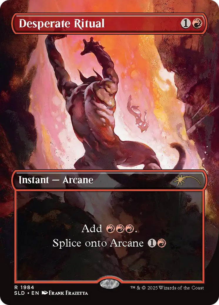 Desperate Ritual (1984) (Rainbow Foil) [Secret Lair Drop Series] | Magic Magpie