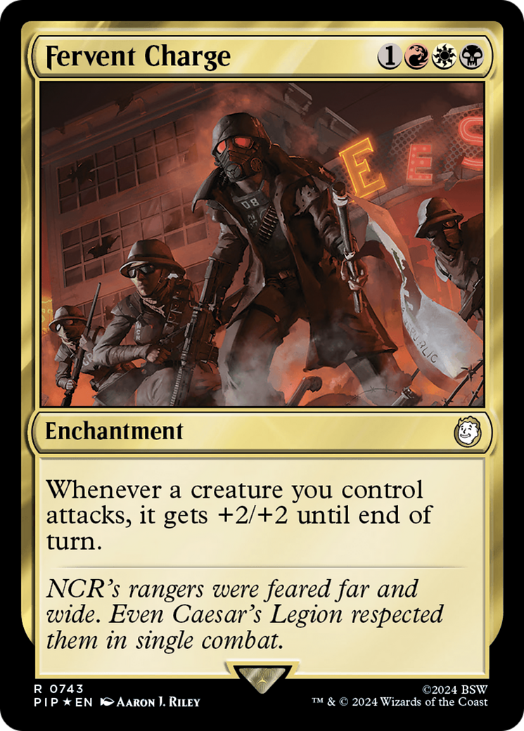Fervent Charge (Surge Foil) [Fallout] | Magic Magpie