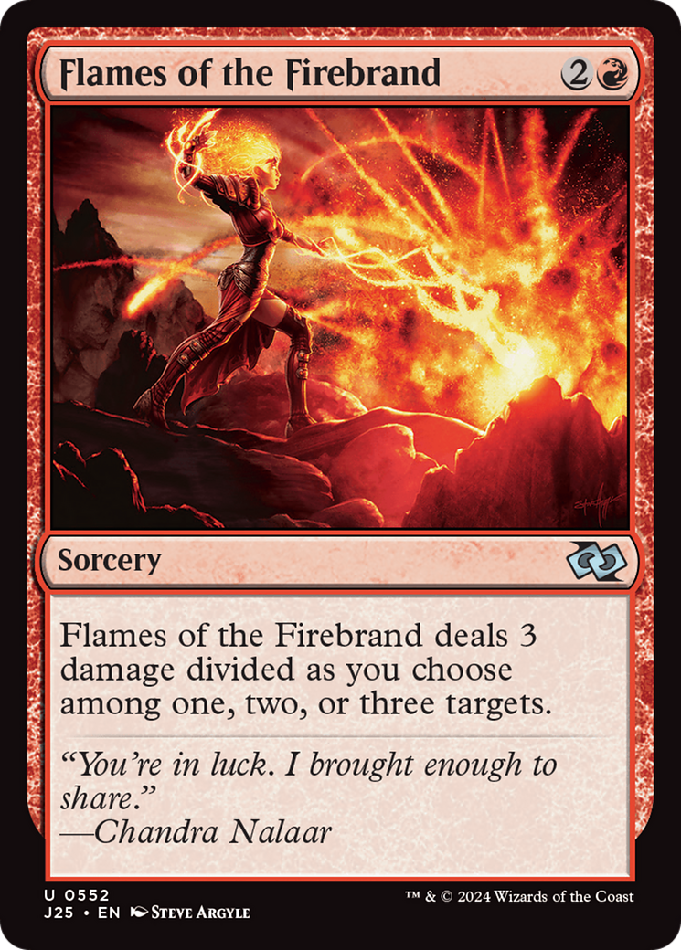 Flames of the Firebrand [Foundations Jumpstart] | Magic Magpie