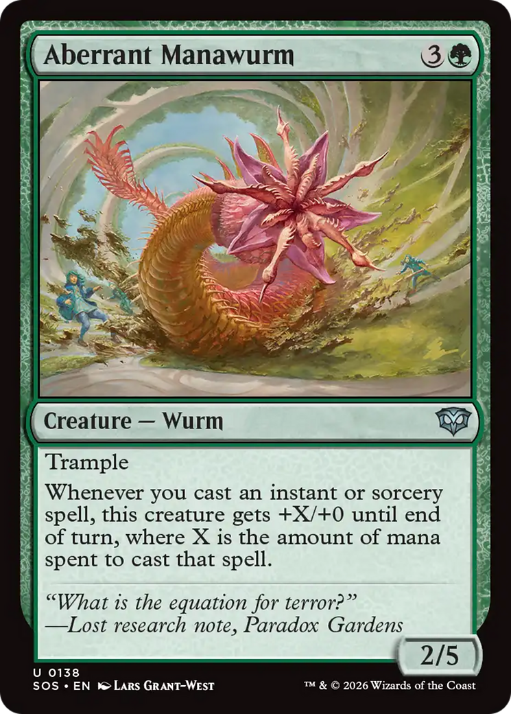 Aberrant Manawurm [Secrets of Strixhaven] | Magic Magpie
