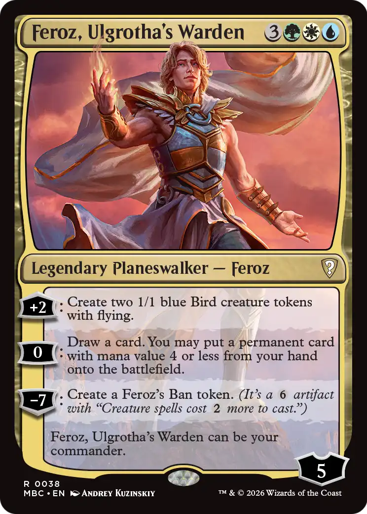 Feroz, Ulgrotha's Warden [Mystery Booster: Commander Edition] | Magic Magpie