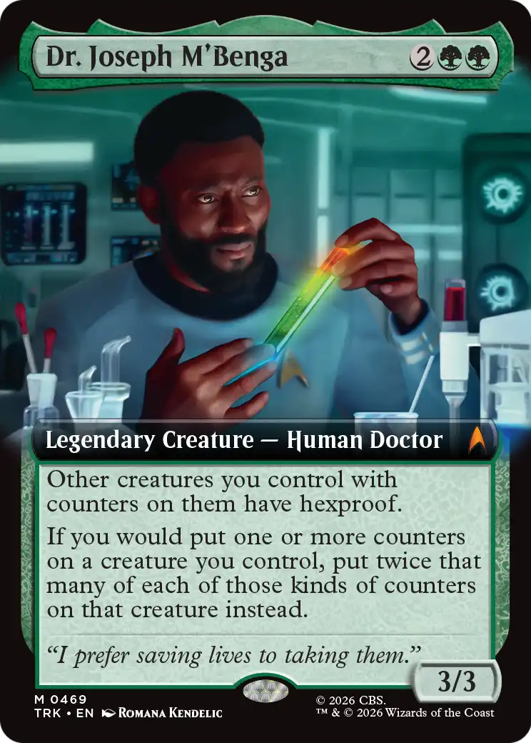 Dr. Joseph M'Benga (Extended Art) [Star Trek] | Magic Magpie
