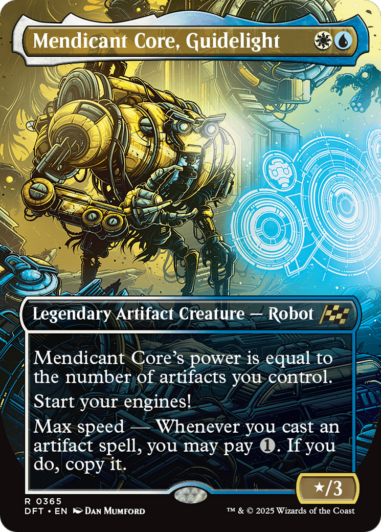 Mendicant Core, Guidelight (Borderless) [Aetherdrift] | Magic Magpie