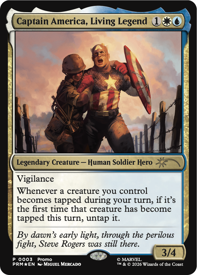Captain America, Living Legend [Media Promos] | Magic Magpie
