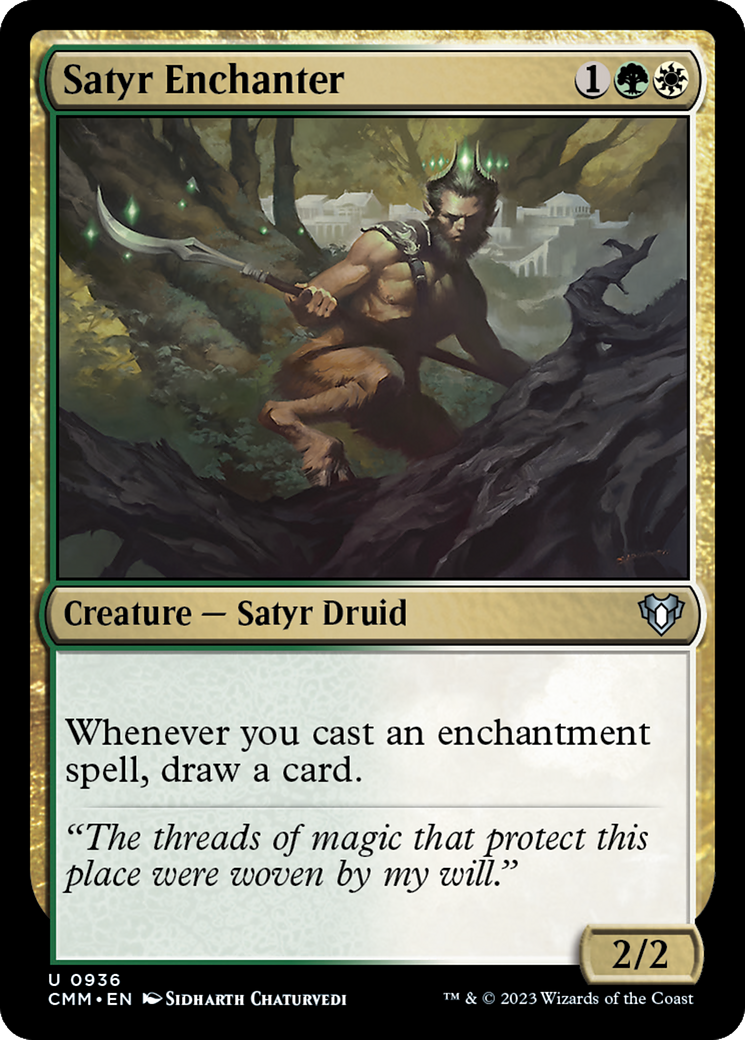 Satyr Enchanter [Commander Masters] | Magic Magpie