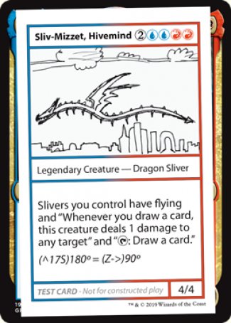 Sliv-Mizzet, Hivemind (2021 Edition) [Mystery Booster Playtest Cards] | Magic Magpie