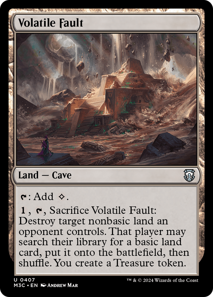 Volatile Fault (Ripple Foil) [Modern Horizons 3 Commander] | Magic Magpie