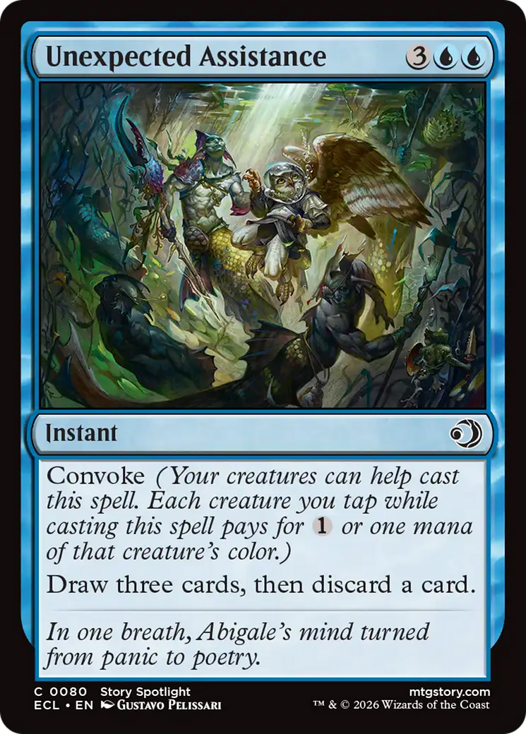 Unexpected Assistance [Lorwyn Eclipsed] | Magic Magpie
