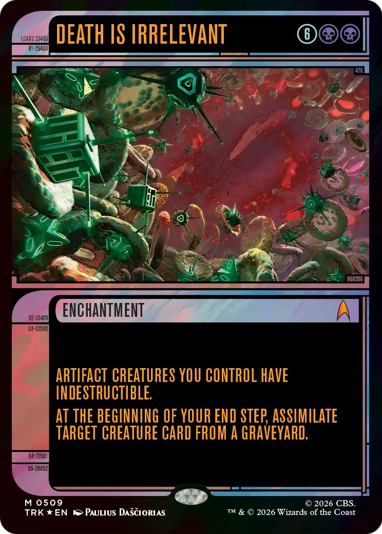 Death Is Irrelevant (Showcase) (Surge Foil) [Star Trek] | Magic Magpie