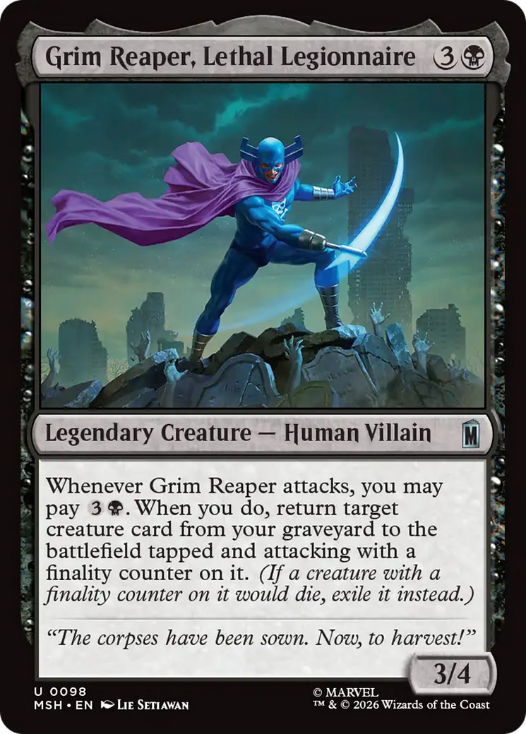 Grim Reaper, Lethal Legionnaire [Marvel Super Heroes] | Magic Magpie