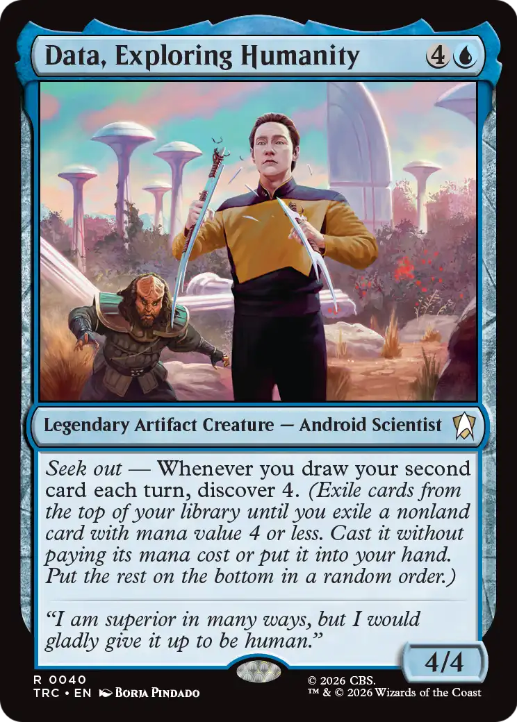 Data, Exploring Humanity [Star Trek Commander] | Magic Magpie