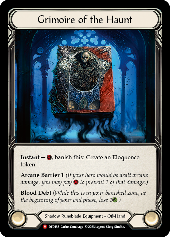 Grimoire of the Haunt [DTD136] (Dusk Till Dawn)  Cold Foil | Magic Magpie