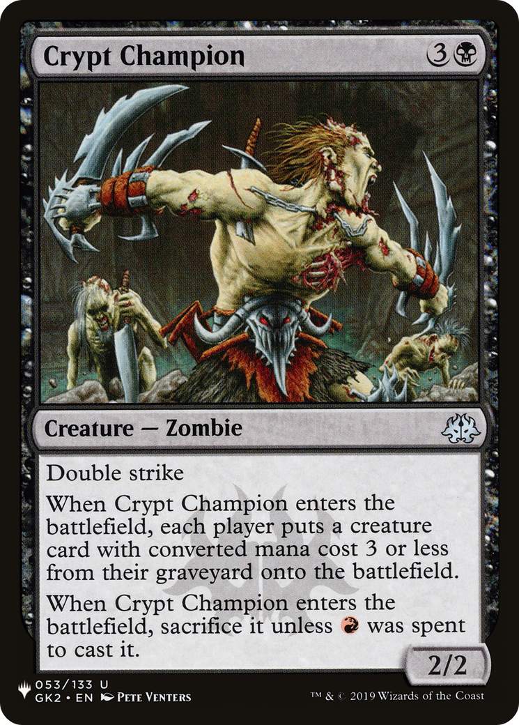 Crypt Champion [The List Reprints] | Magic Magpie