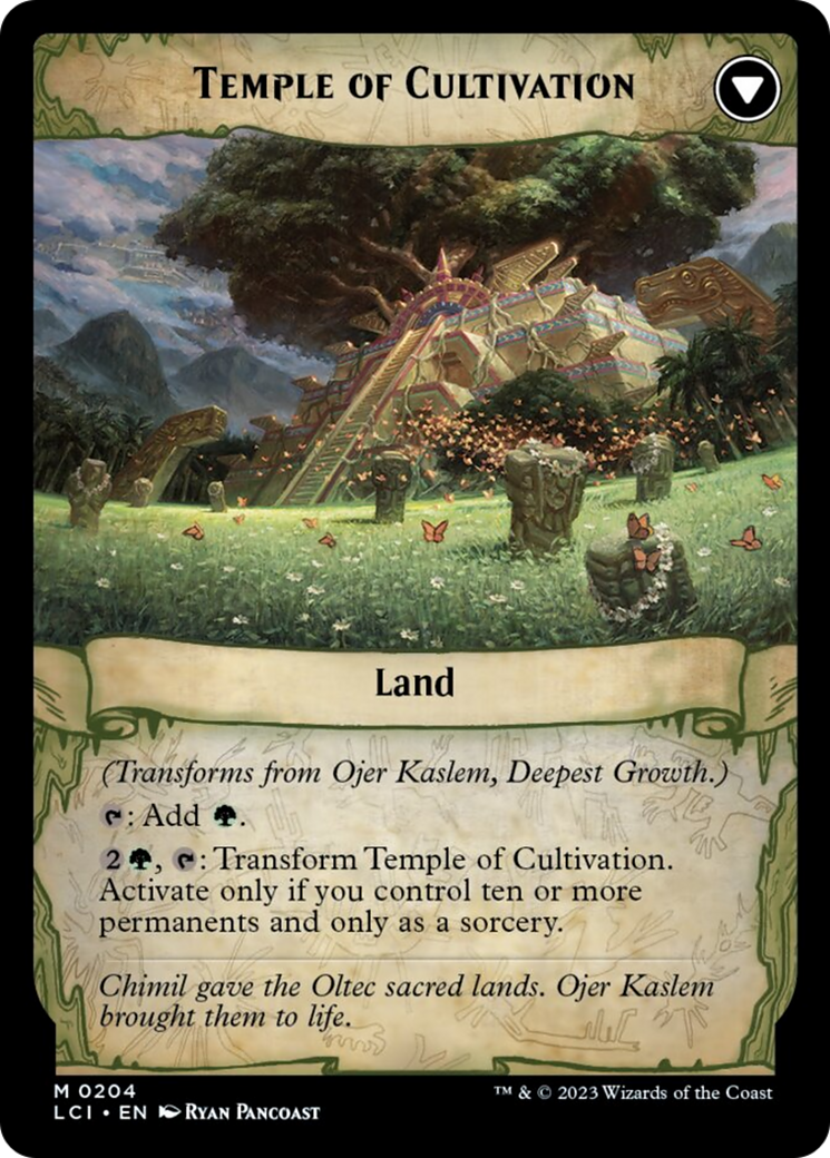 Ojer Kaslem, Deepest Growth // Temple of Cultivation [The Lost Caverns of Ixalan] | Magic Magpie