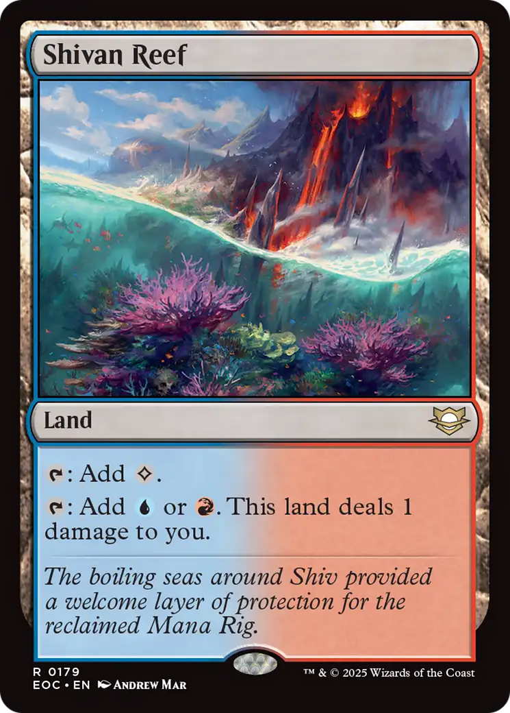 Shivan Reef [Edge of Eternities Commander] | Magic Magpie