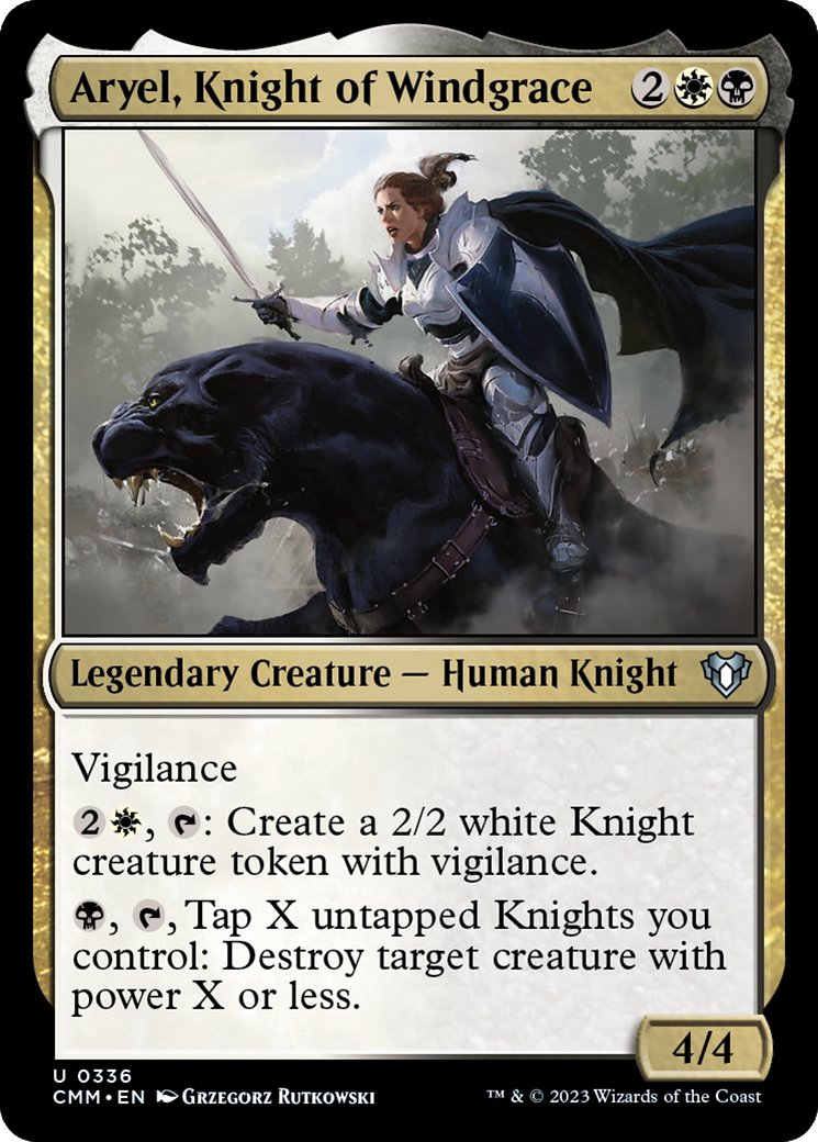Aryel, Knight of Windgrace [Commander Masters] | Magic Magpie