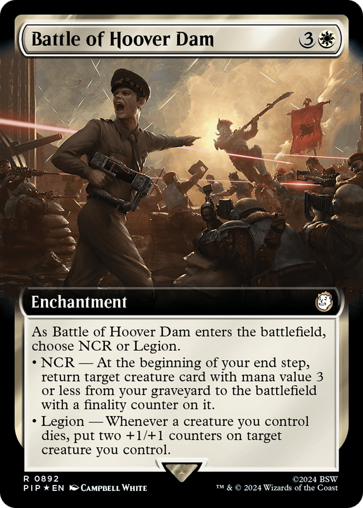 Battle of Hoover Dam (Extended Art) (Surge Foil) [Fallout] | Magic Magpie