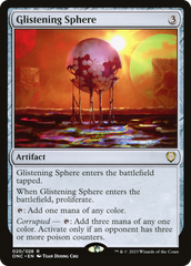 Glistening Sphere [Phyrexia: All Will Be One Commander] | Magic Magpie