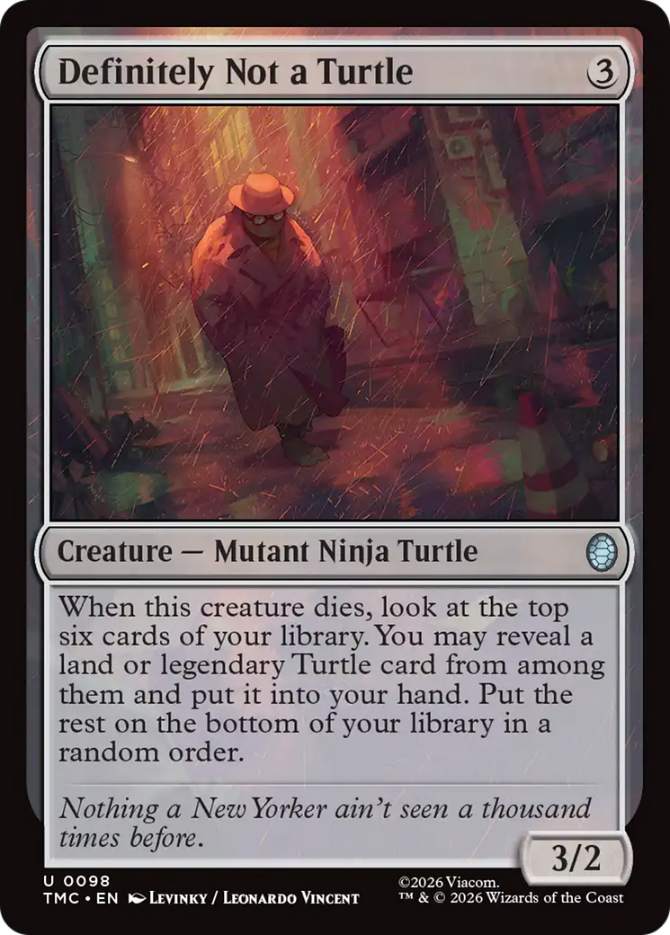 Definitely Not a Turtle [Teenage Mutant Ninja Turtles Commander] | Magic Magpie