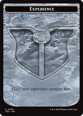 Experience // Treasure Double-Sided Token [Tarkir: Dragonstorm Commander Tokens] | Magic Magpie