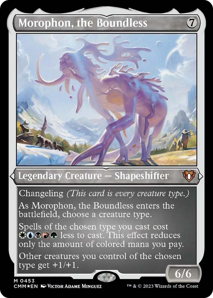 Morophon, the Boundless (Foil Etched) [Commander Masters] | Magic Magpie