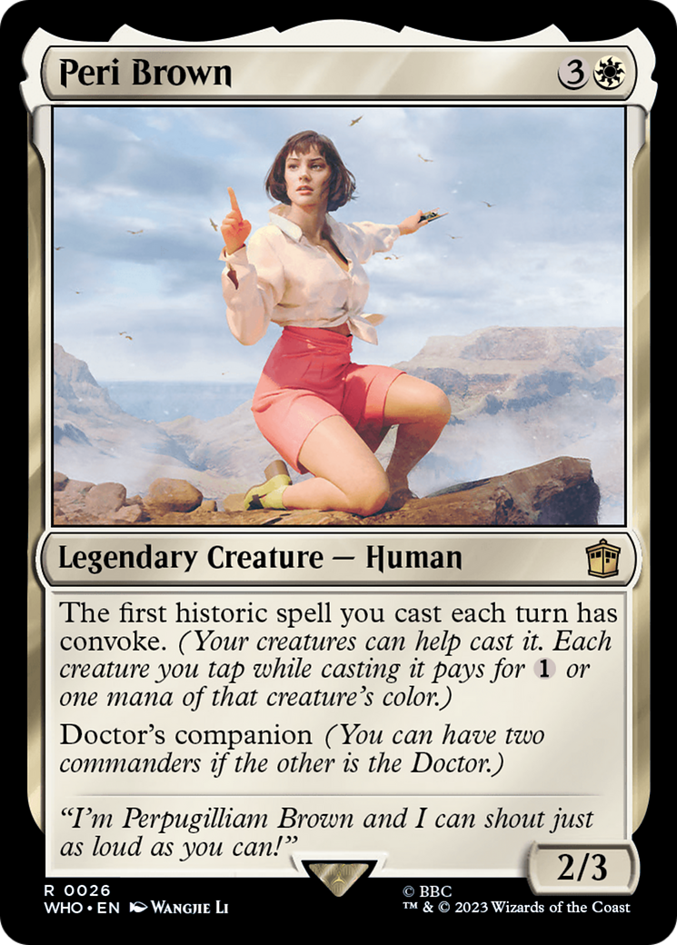 Peri Brown [Doctor Who] | Magic Magpie