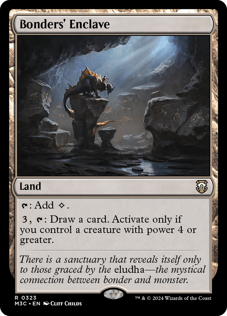 Bonders' Enclave (Ripple Foil) [Modern Horizons 3 Commander] | Magic Magpie