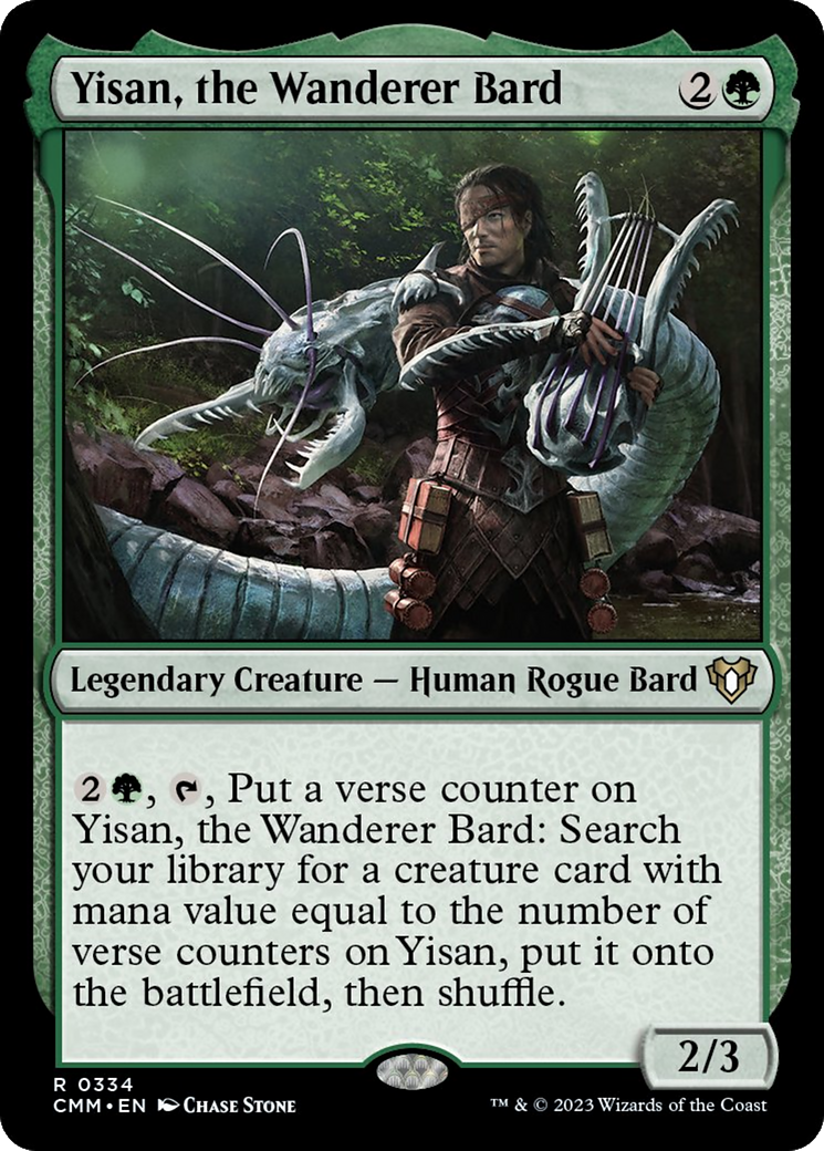 Yisan, the Wanderer Bard [Commander Masters] | Magic Magpie