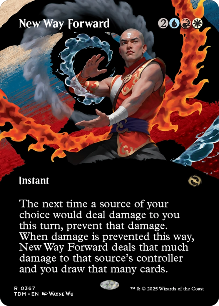 New Way Forward (Borderless) [Tarkir: Dragonstorm] | Magic Magpie