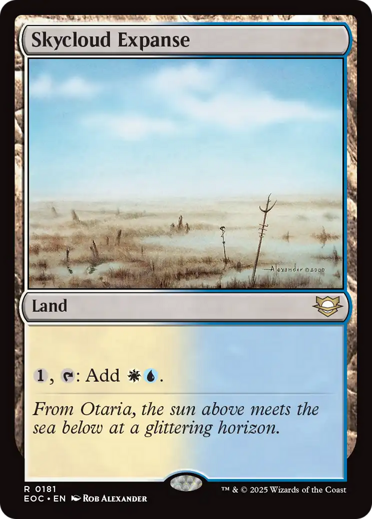 Skycloud Expanse [Edge of Eternities Commander] | Magic Magpie