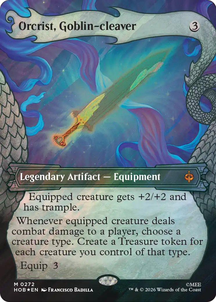 Orcrist, Goblin-cleaver (Showcase) (Surge Foil) [The Hobbit] | Magic Magpie