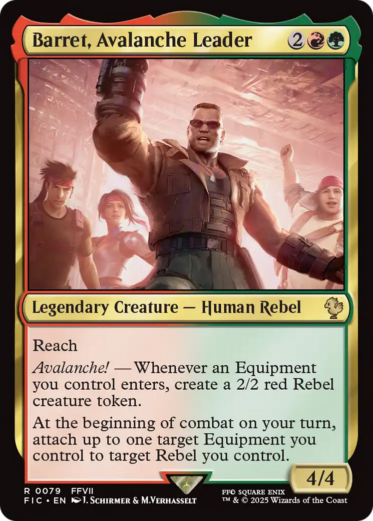 Barret, Avalanche Leader [FINAL FANTASY Commander] | Magic Magpie
