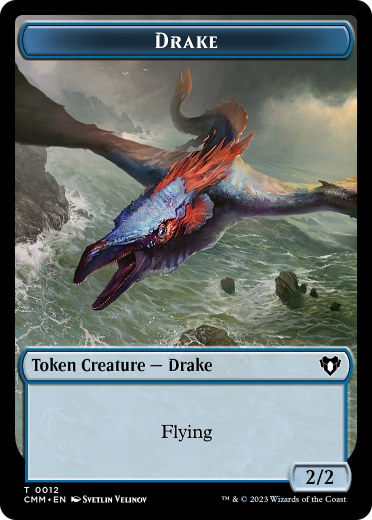 Eldrazi Scion // Drake Double-Sided Token [Commander Masters Tokens] | Magic Magpie