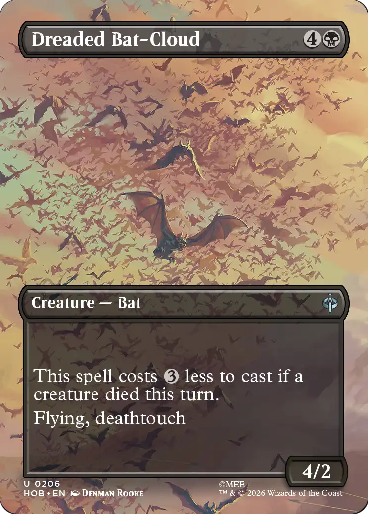 Dreaded Bat-Cloud (Borderless) [The Hobbit] | Magic Magpie