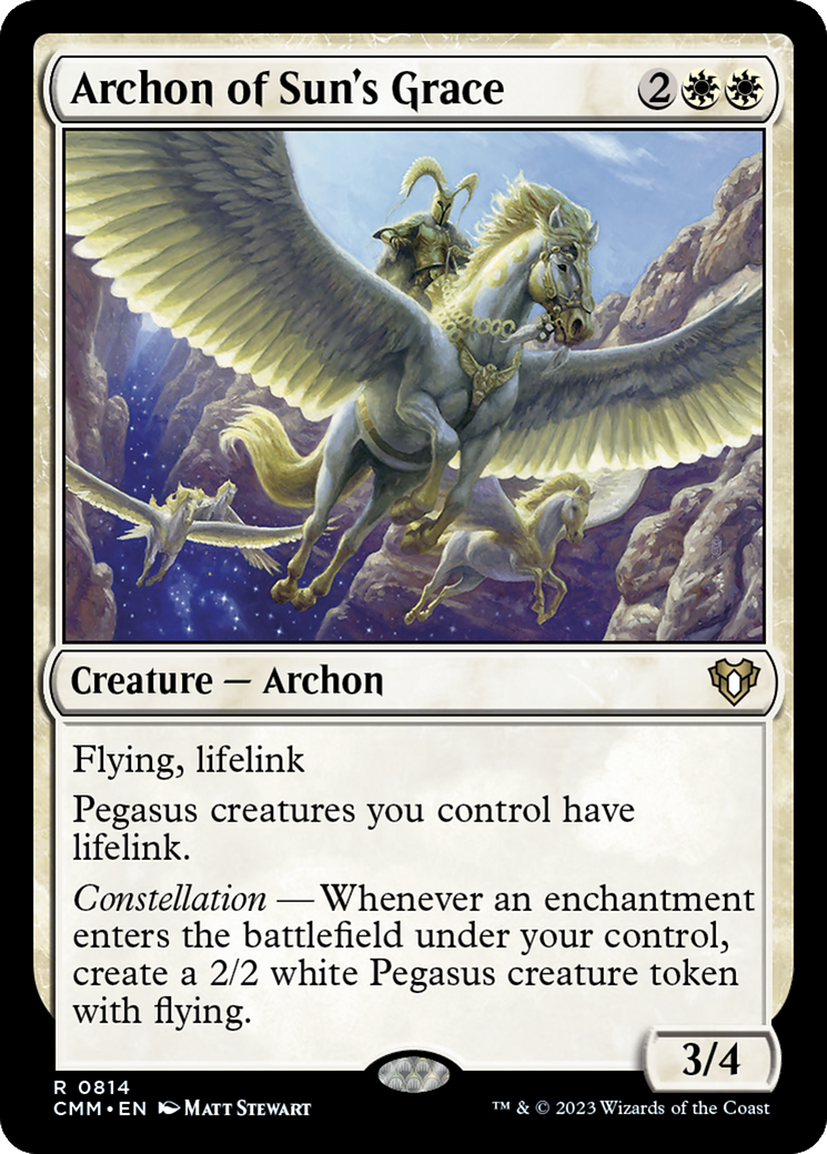 Archon of Sun's Grace [Commander Masters] | Magic Magpie