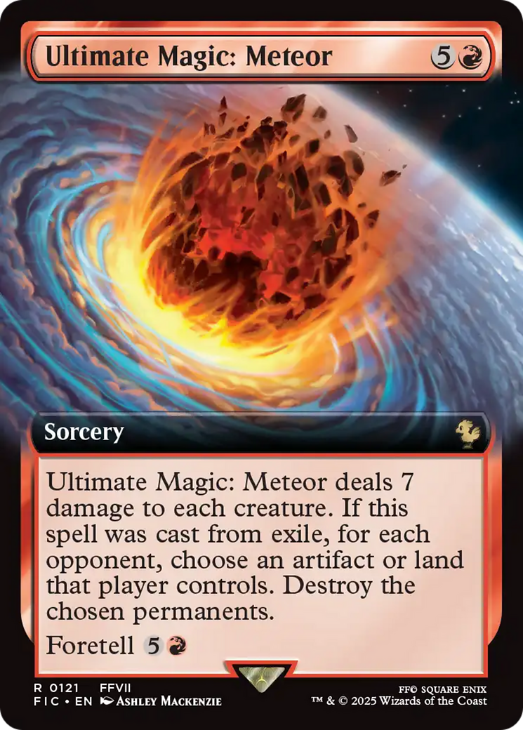Ultimate Magic: Meteor (Extended Art) [FINAL FANTASY Commander] | Magic Magpie