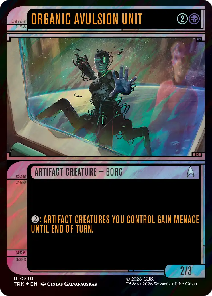 Organic Avulsion Unit (Showcase) (Surge Foil) [Star Trek] | Magic Magpie