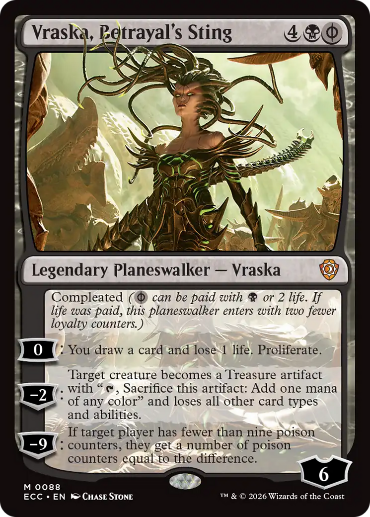 Vraska, Betrayal's Sting [Lorwyn Eclipsed Commander] | Magic Magpie