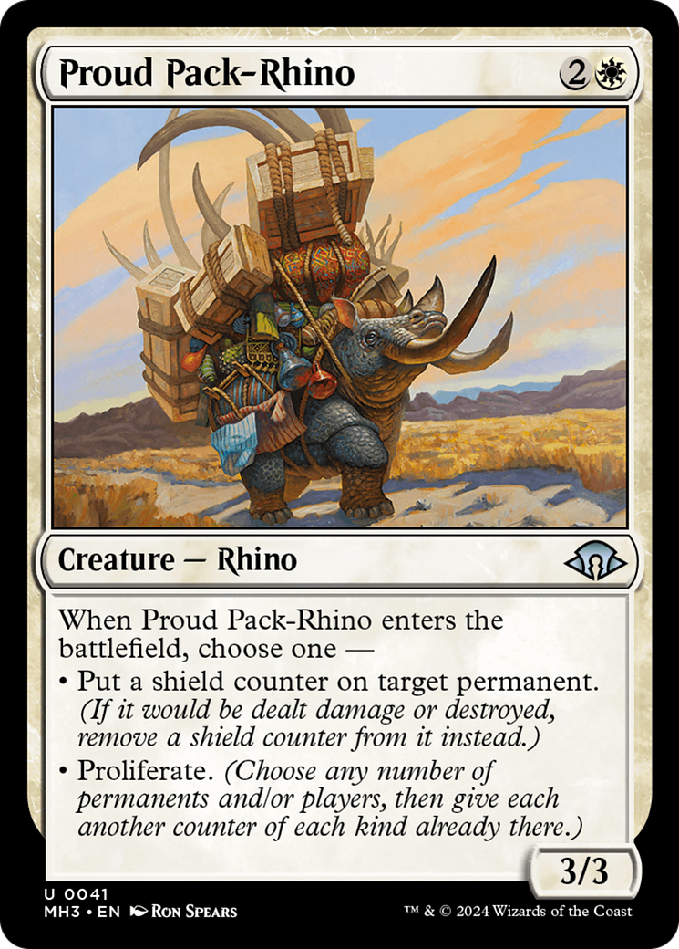 Proud Pack-Rhino [Modern Horizons 3] | Magic Magpie