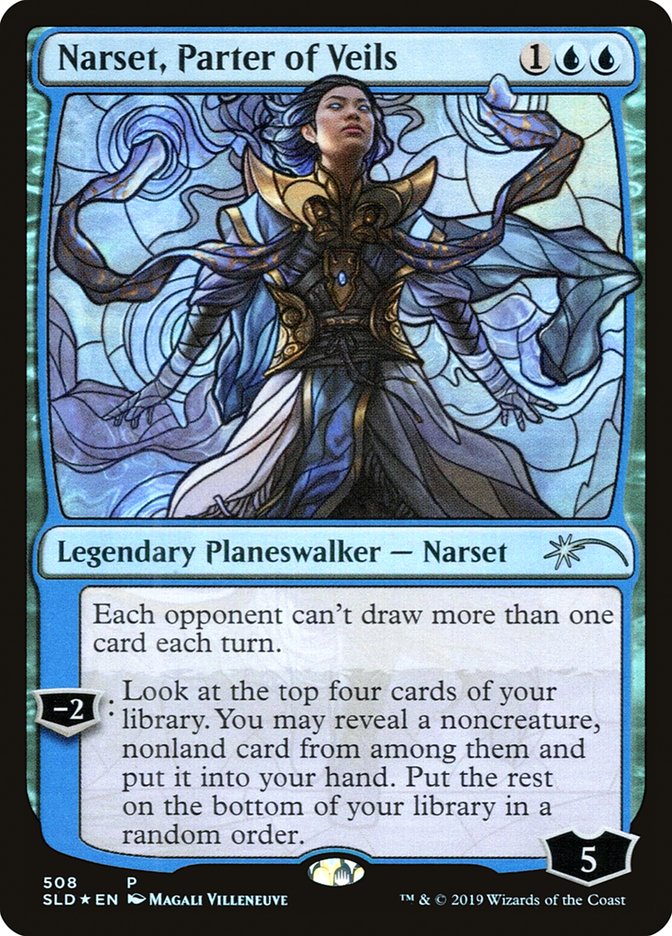 Narset, Parter of Veils (Stained Glass) [Secret Lair Drop Promos] | Magic Magpie