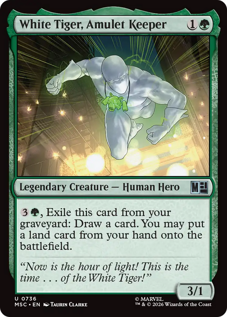 White Tiger, Amulet Keeper [Marvel Super Heroes Commander] | Magic Magpie